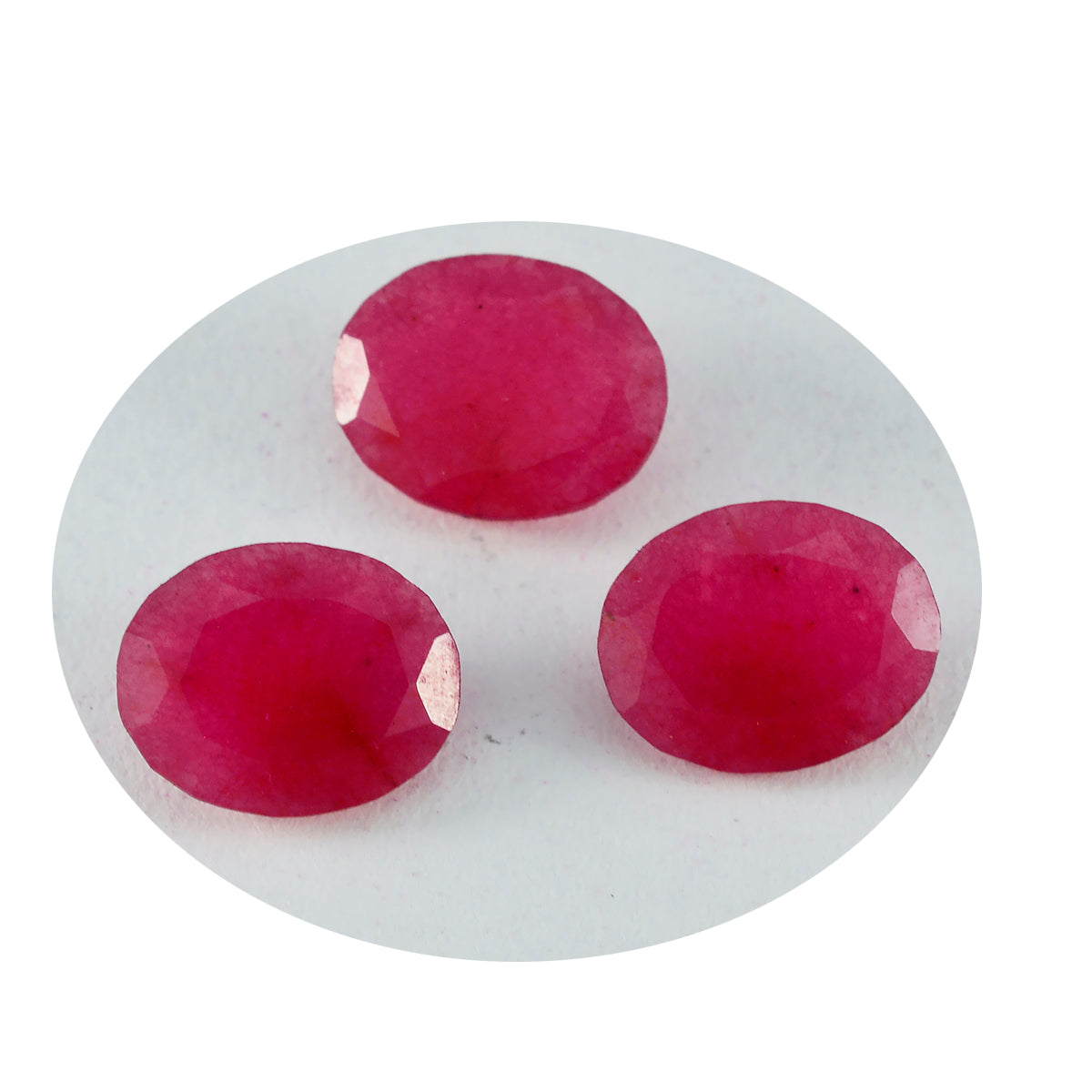 riyogems 1pc véritable jaspe rouge à facettes 9x11 mm forme ovale jolie pierre précieuse de qualité