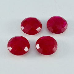 Riyogems 1PC Natural Red Jasper Faceted 13x13 mm Round Shape A+ Quality Gems