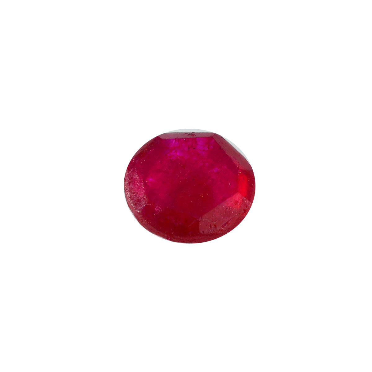 riyogems 1 pezzo di vero diaspro rosso sfaccettato 8x8 mm di forma rotonda, gemma sciolta di qualità straordinaria
