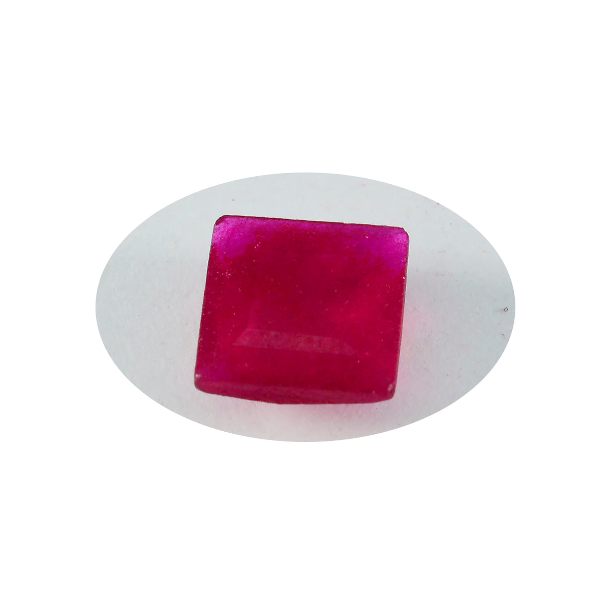 Riyogems 1PC echte rode jaspis gefacetteerd 14x14 mm vierkante vorm uitstekende kwaliteit losse edelsteen