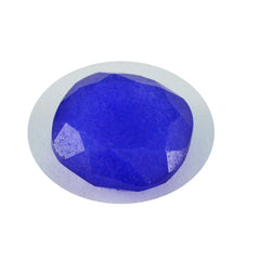 riyogems 1pc 本物のブルージャスパー ファセット 15x15 mm クッション形状の魅力的な品質のルース宝石