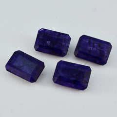 Riyogems 1PC Genuine Blue Jasper Faceted 10X12 mm Octagon Shape pretty Quality Stone