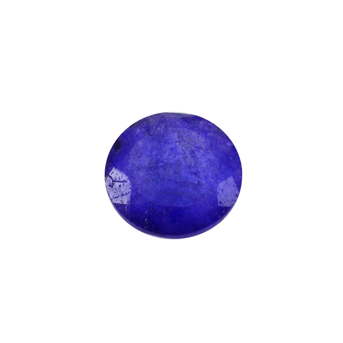 riyogems 1шт настоящая синяя яшма ограненная 12х12 мм круглая форма +1 драгоценный камень качества