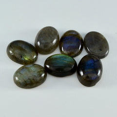 riyogems 1pc grey labradorite cabochon 10x14 mm oval shape nice looking quality loose stone