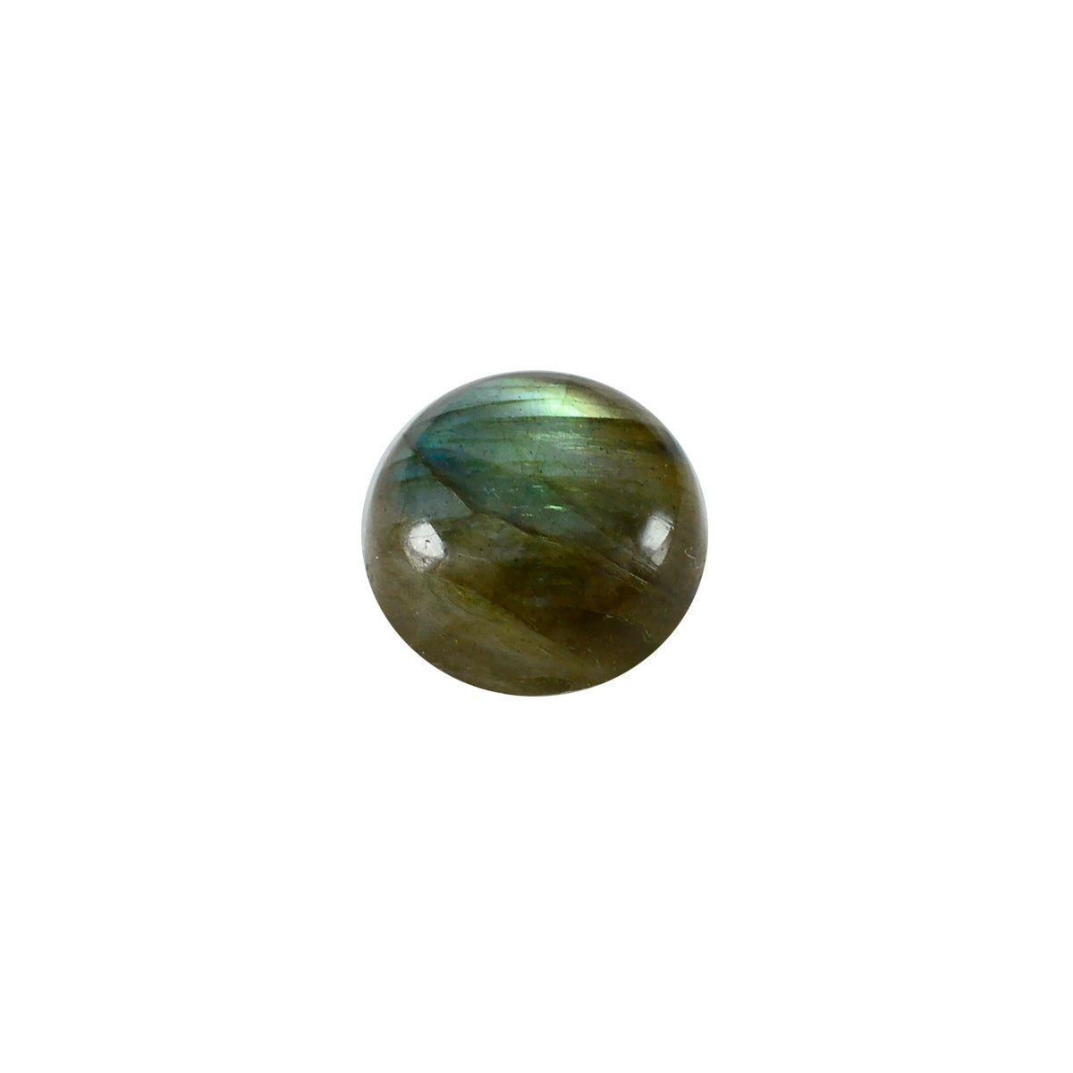 riyogems 1шт серый лабрадор кабошон 10х10 мм круглая форма качественный сыпучий драгоценный камень