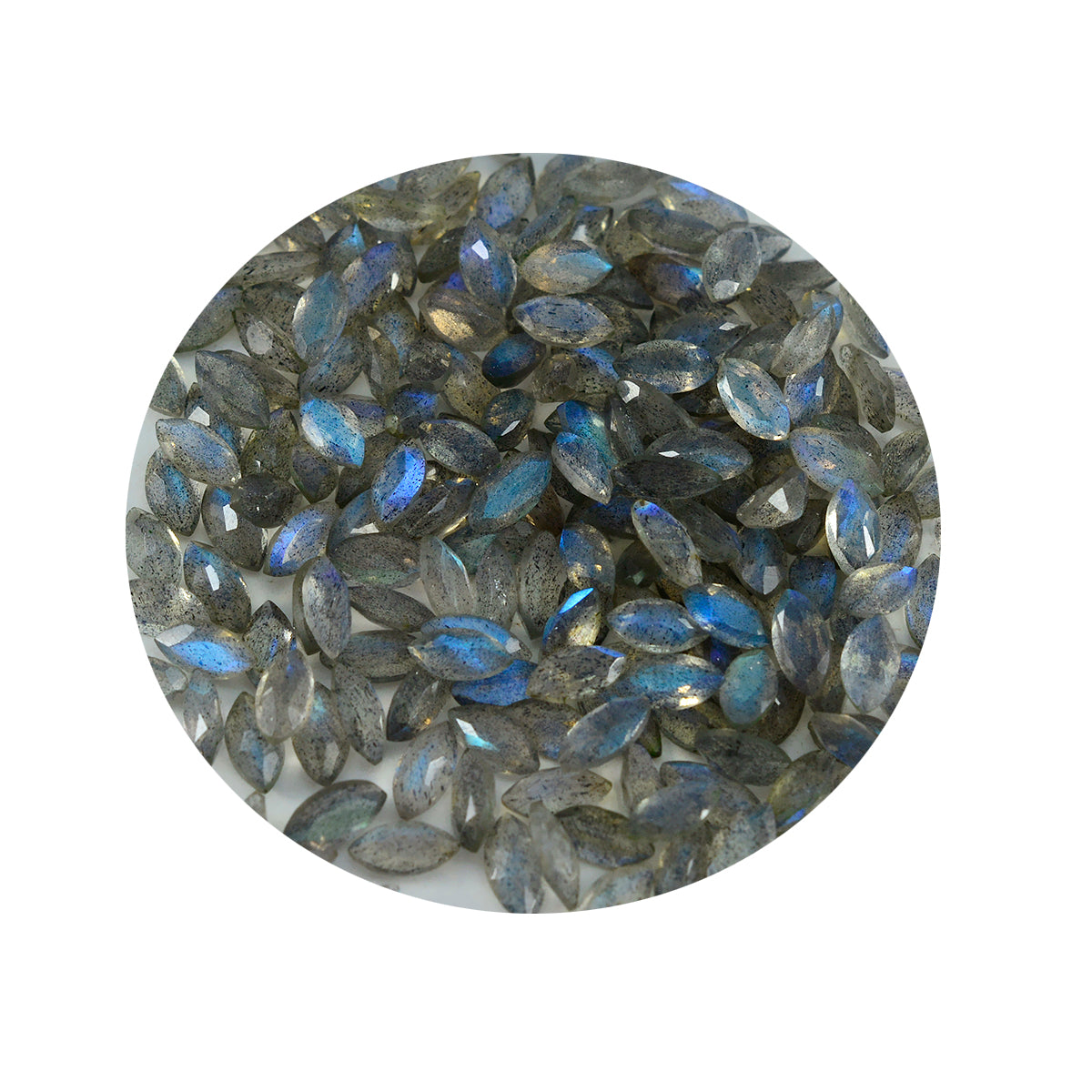 riyogems 1 шт., настоящий серый лабрадорит, ограненный, 3x6 мм, форма маркизы, милые качественные драгоценные камни