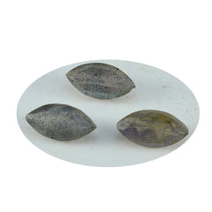 riyogems 1pc labradorite grise naturelle à facettes 5x10 mm forme marquise pierre précieuse de qualité impressionnante