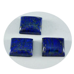 riyogems 1pc blue lapis lazuli cabochon 10x14 mm octagon shape amazing quality gems