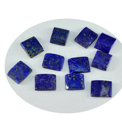 Riyogems 1 pc cabochon lapis lazuli bleu 3x5 mm forme octogonale pierres précieuses de grande qualité