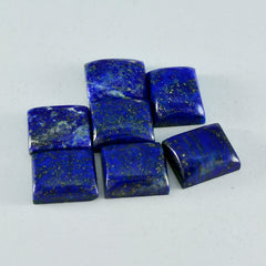 Riyogems 1PC Blue Lapis Lazuli Cabochon 8x10 mm Octagon Shape superb Quality Loose Stone