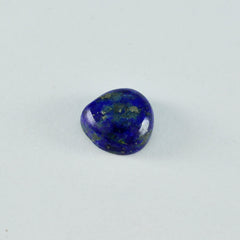 riyogems 1pc ブルー ラピスラズリ カボション 11x11 mm ハート形の素晴らしい品質の石
