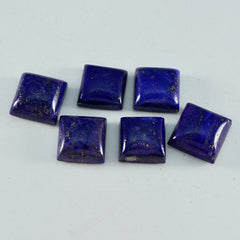 riyogems 1 шт. синий лазурит кабошон 12x12 мм квадратной формы качество AAA свободный драгоценный камень