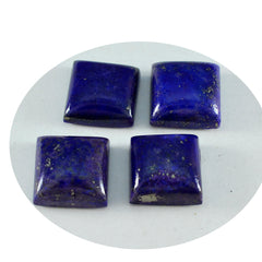 riyogems 1 pieza cabujón de lapislázuli azul 15x15 mm forma cuadrada piedra de calidad a1