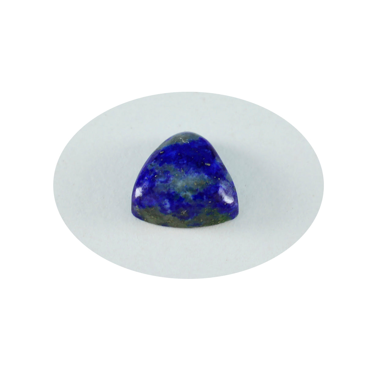 riyogems 1 шт. синий лазурит кабошон 11x11 мм форма триллион красивый качественный камень