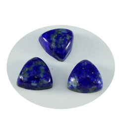 Riyogems 1 Stück blauer Lapislazuli-Cabochon, 13 x 13 mm, Billionenform, hübscher, hochwertiger, loser Edelstein