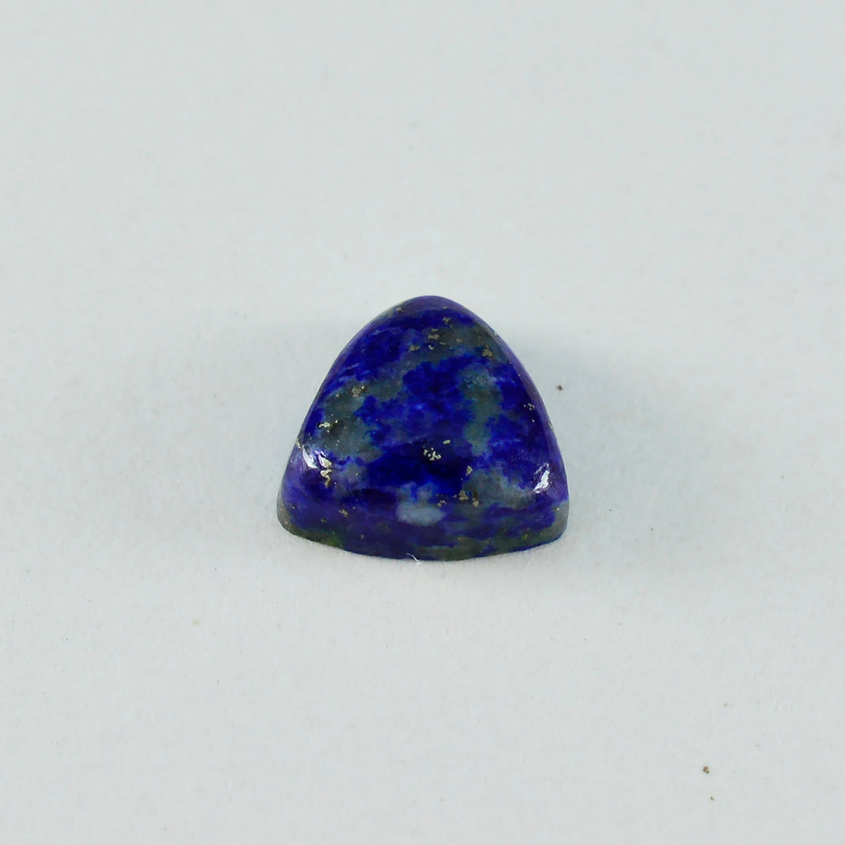 Riyogems – cabochon lapis-lazuli bleu, 1 pièce, 15x15mm, en forme de trillion, pierre ample de belle qualité