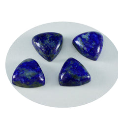 Riyogems 1PC Blue Lapis Lazuli Cabochon 8x8 mm Trillion Shape pretty Quality Loose Gemstone