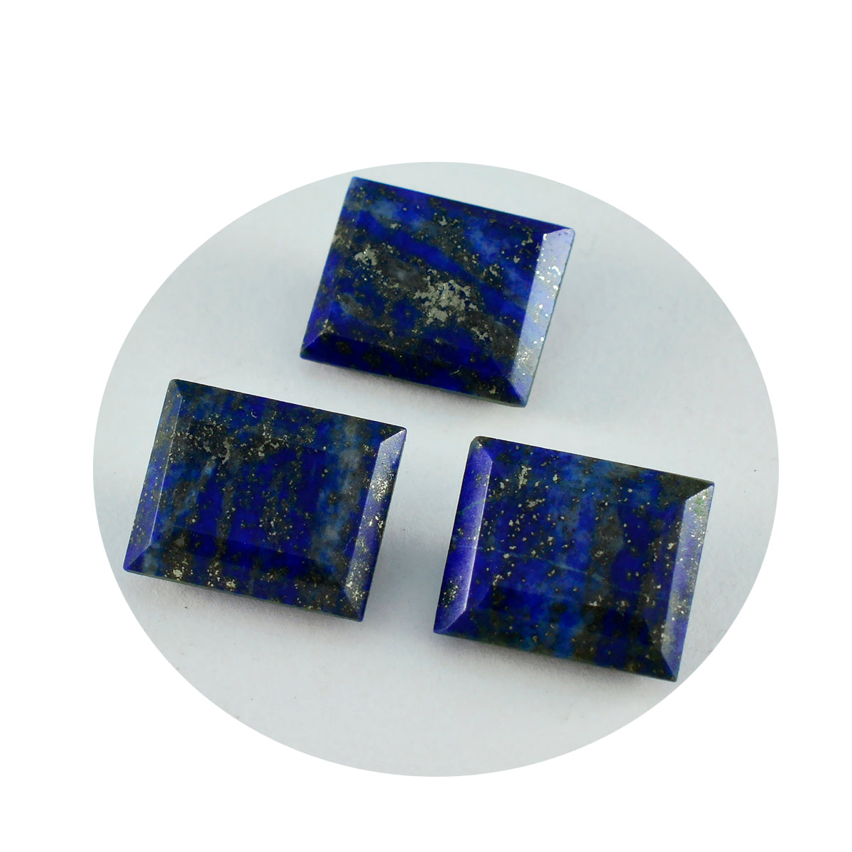 Riyogems 1PC Echte Blauwe Lapis Lazuli Facet 10x14 mm Octagon Vorm mooie Kwaliteit Gem