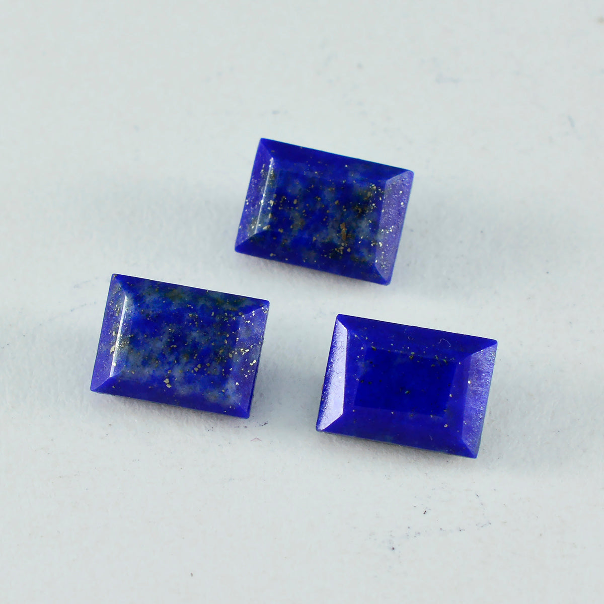 riyogems 1pc natural blue lapis lazuli faceted 9x11 mm octagon shape nice looking quality loose stone