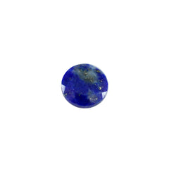 Riyogems 1PC Natural Blue Lapis Lazuli Faceted 12x12 mm Round Shape Good Quality Gems