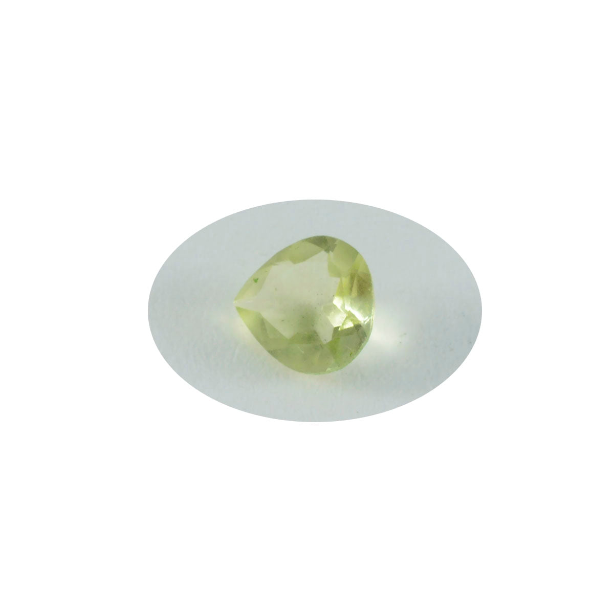 Riyogems 1pc quartz citron jaune facetté 15x15mm forme coeur pierres précieuses de qualité douce