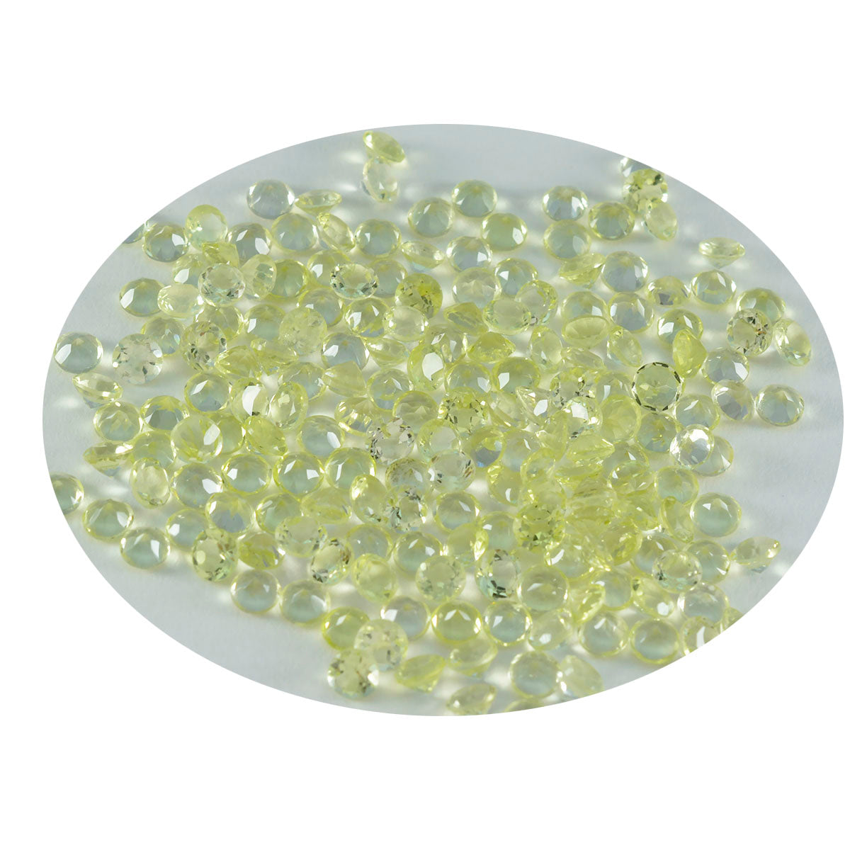 riyogems 1pc quartz citron jaune facetté 2x2 mm forme ronde belle gemme de qualité