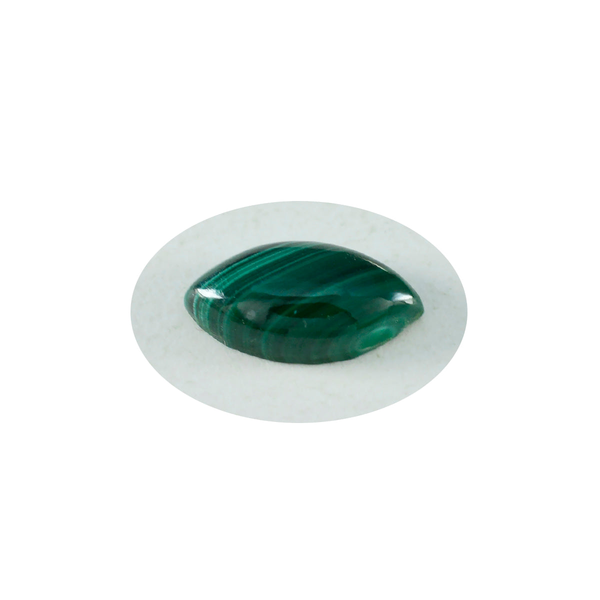 riyogems 1 st grön malakit cabochon 11x22 mm marquise form häpnadsväckande kvalitet lös sten