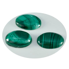 riyogems 1 st grön malakit cabochon 12x16 mm oval form aaa kvalitetspärla