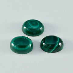 Riyogems 1PC Green Malachite Cabochon 9x11 mm Oval Shape cute Quality Loose Gems