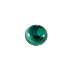 Riyogems 1PC Green Malachite Cabochon 11x11 mm Round Shape great Quality Gems