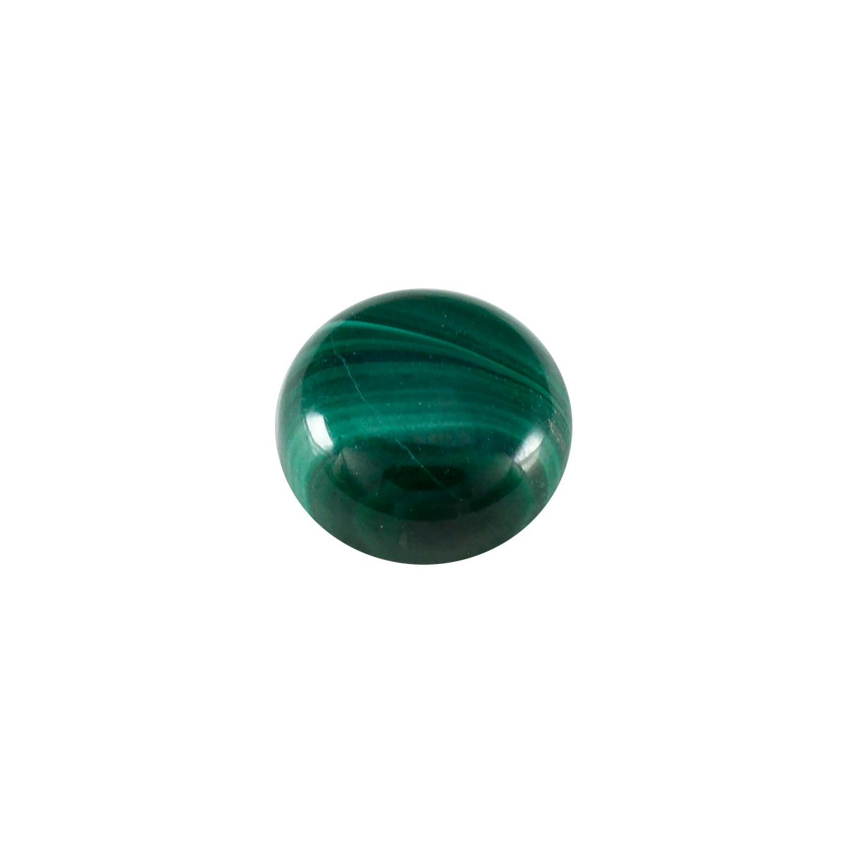 riyogems 1шт зеленый малахит кабошон 13х13 мм круглая форма драгоценный камень потрясающего качества