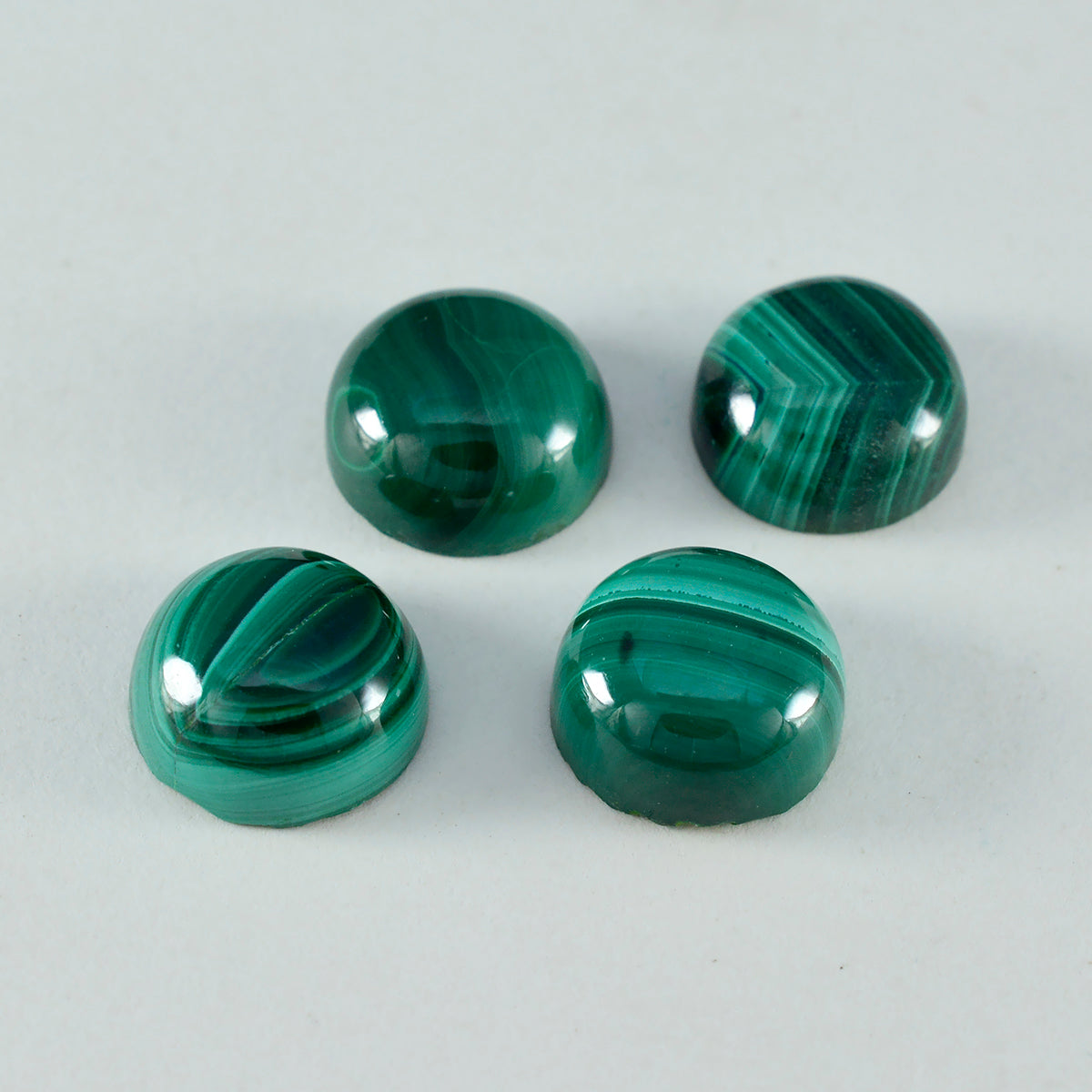 riyogems 1шт зеленый малахит кабошон 14x14 мм круглая форма прекрасного качества свободный драгоценный камень