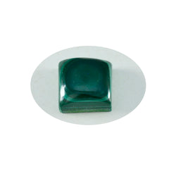 riyogems 1 шт. зеленый малахитовый кабошон 13x13 мм квадратной формы + 1 качественный драгоценный камень