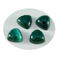 riyogems 1 шт., зеленый малахитовый кабошон 6x6 мм, форма триллиона, привлекательное качество, свободный драгоценный камень