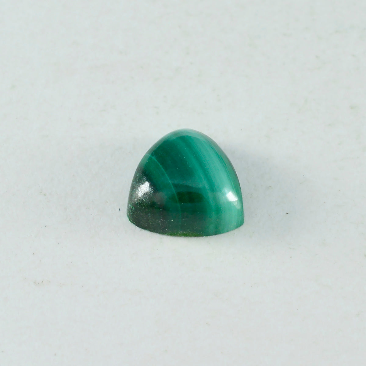 riyogems 1pc cabochon di malachite verde 9x9 mm trilioni di forma pietra preziosa sciolta di bella qualità