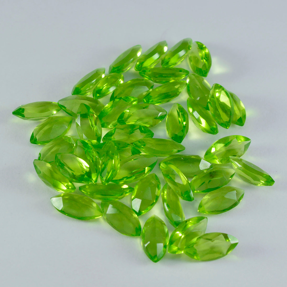 riyogems 1шт зеленый перидот cz граненый 3x6 мм форма маркиза качественный драгоценный камень