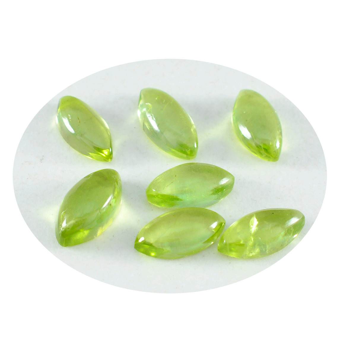 riyogems 1 шт. зеленый перидот кабошон 3x6 мм форма маркиза красивое качество свободный драгоценный камень