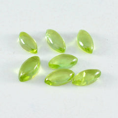 riyogems 1 шт. зеленый перидот кабошон 3x6 мм форма маркиза красивое качество свободный драгоценный камень