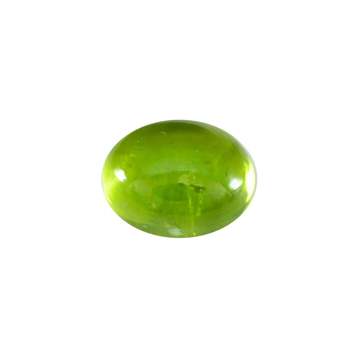 riyogems 1 st grön peridot cabochon 12x16 mm oval form söt kvalitet ädelsten