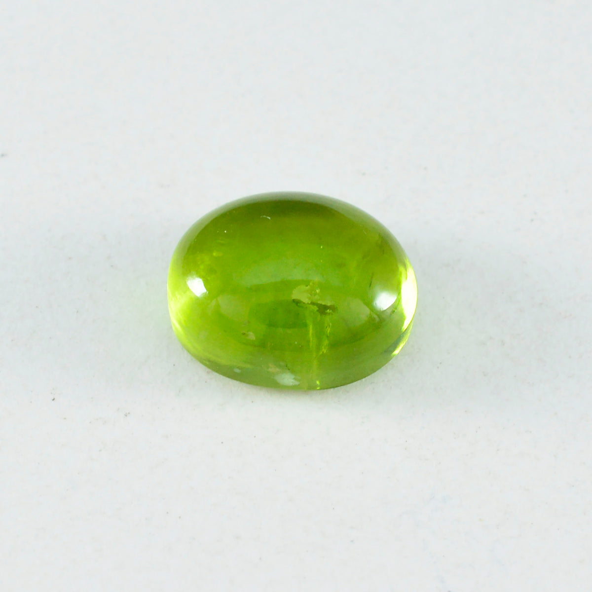 Riyogems 1 Stück grüner Peridot-Cabochon, 12 x 16 mm, ovale Form, süßer Qualitätsedelstein