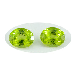 riyogems 1 pieza de peridoto verde natural facetado 9x11 mm forma ovalada piedra preciosa de excelente calidad