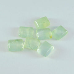 riyogems 1 шт. зеленый пренит кабошон 10x14 мм восьмиугольной формы хорошее качество свободный драгоценный камень