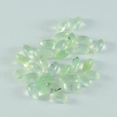 riyogems 1шт зеленый пренит кабошон 3х6 мм форма маркиза камень фантастического качества