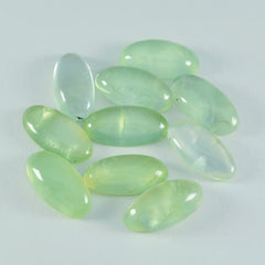 riyogems 1 шт., зеленый пренит кабошон 9x18 мм, форма маркизы, красивый качественный драгоценный камень