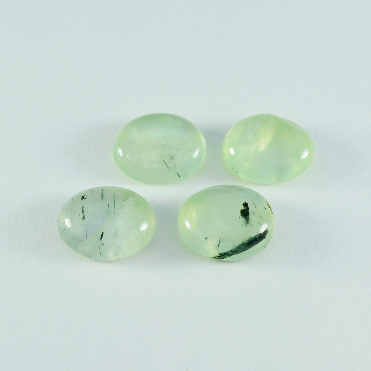 riyogems 1pc green prehnite cabochon 10x12 mm oval shape good quality gems