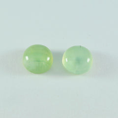 riyogems 1 шт. зеленый пренит кабошон 13x13 мм круглая форма, россыпной камень удивительного качества