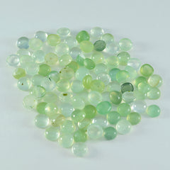 riyogems 1 шт., зеленый пренит кабошон 4x4 мм, круглая форма, красивое качество, свободные драгоценные камни