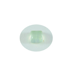 Riyogems 1 Stück grüner Prehnit-Cabochon, 12 x 12 mm, quadratische Form, attraktive Qualitätsedelsteine