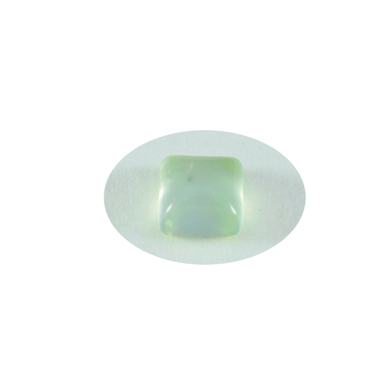 riyogems 1pc cabochon in prehnite verde 15x15 mm forma quadrata gemma sfusa di bell'aspetto