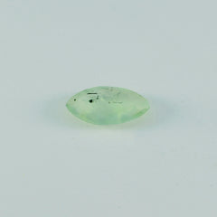 riyogems 1pc préhnite verte à facettes 4x8 mm forme marquise aa pierre précieuse de qualité